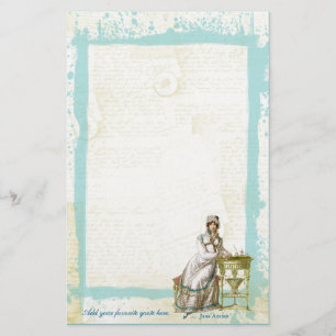 Jane Austen Regency Vintage Style Stationery