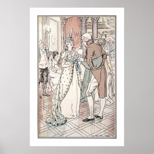 Jane Austen Sense and Sensibility C.E. Brock Print (Front)