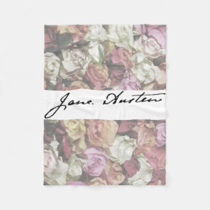 Jane Austen Signature Fleece Blanket