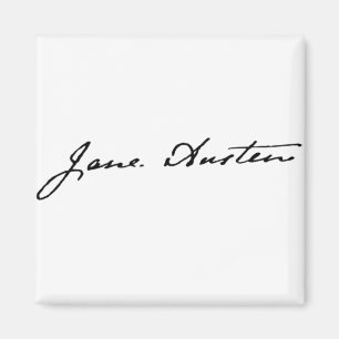 Jane Austen Signature Magnet