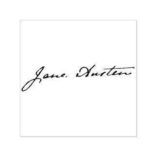 Jane Austen Signature Self-inking Stamp