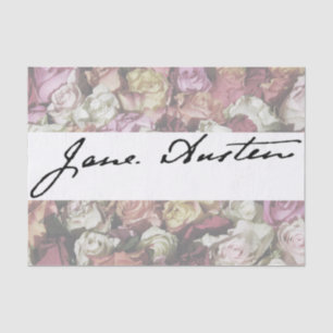 Jane Austen Signature Tissue Paper