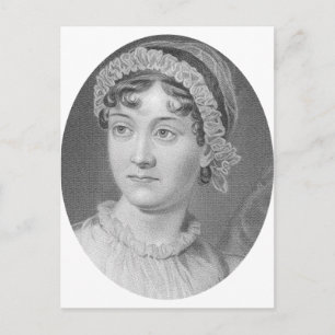 Jane Austen Simply Jane Portrait Postcard