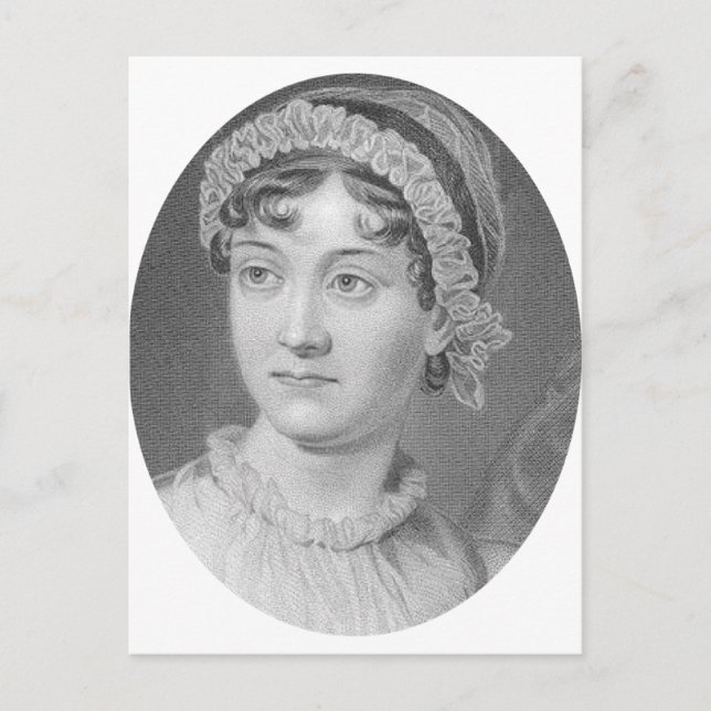 Jane Austen Simply Jane Portrait Postcard (Front)
