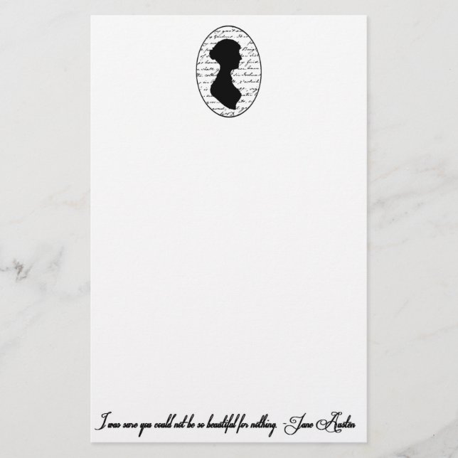 Jane Austen Stationery (Front)