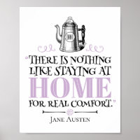 Jane Austen - Staying at Home - Coffee Pot