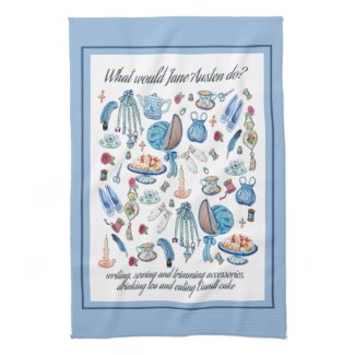 Jane Austen Tea towel