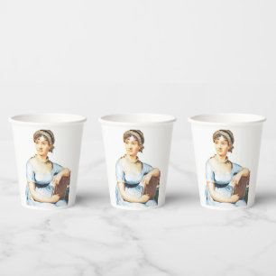 Jane Austen Theme  Paper Cups