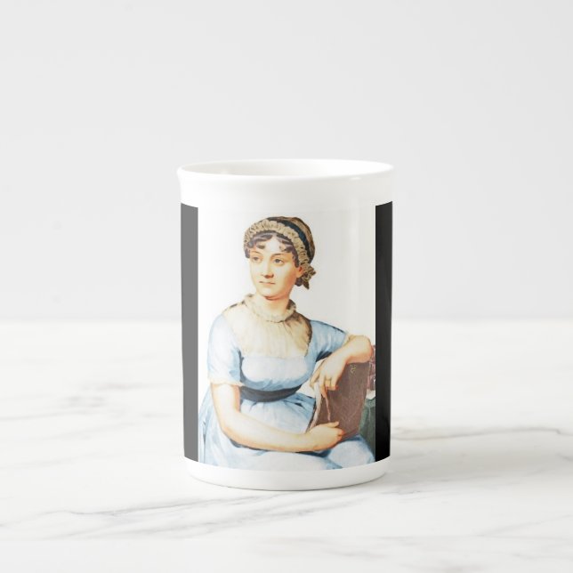 Jane Austen Theme Tea Party China Mug (Front)