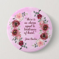 Jane Austen There Is No Charm Quote Button