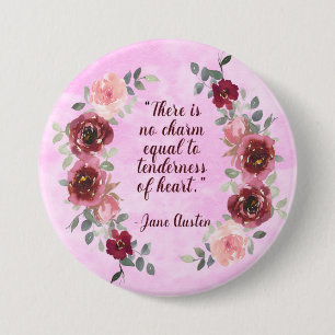 Jane Austen There Is No Charm Quote Button