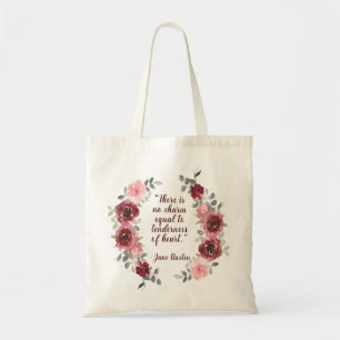Jane Austen There is No Charm Quote Tote