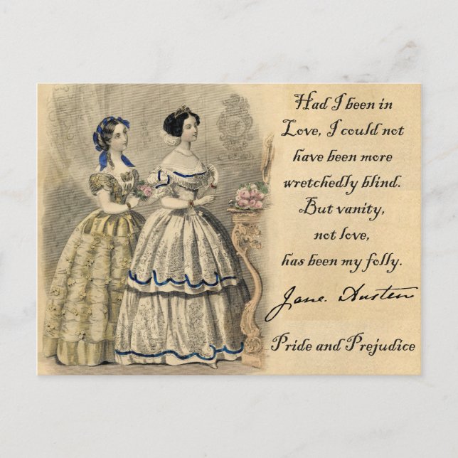 Jane Austen: Vanity Postcard (Front)