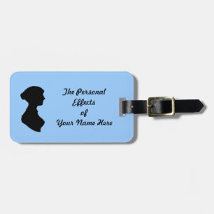 Jane Austen Victorian Luggage Tag