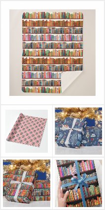 Jane Austen wrapping paper and gifts