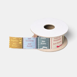 Jane Austen's Books Satin Ribbon