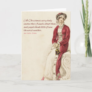 Jane Austen's Emma Quote Christmas Card
