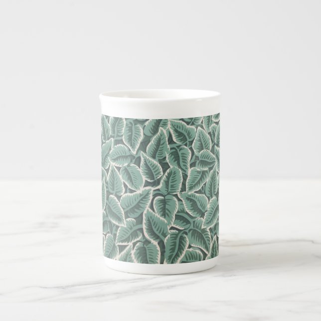Jane Austen's Home Wallpaper Bone China Mug (Front)