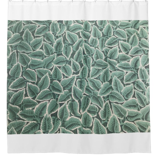 Jane Austen's Home Wallpaper Shower Curtain (Front)