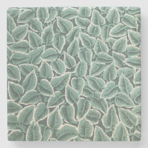 Jane Austen's home wallpaper Stone Coaster