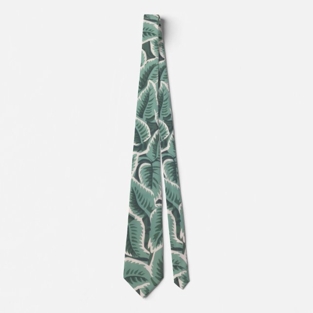 Jane Austen's Home Wallpaper Tie (Front)