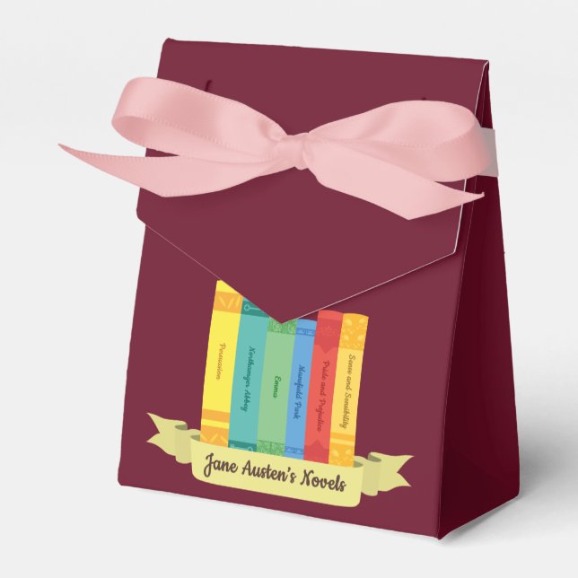 Jane Austen's Novels III Favour Box (Front Side)