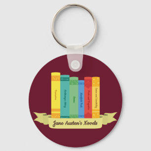 Jane Austen's Novels III Key Ring