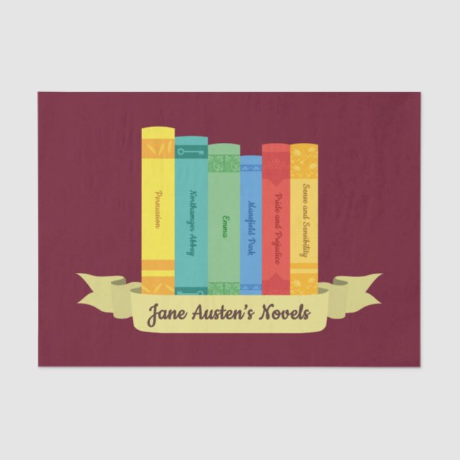 Jane Austen's Novels III Tissue Paper (Front)