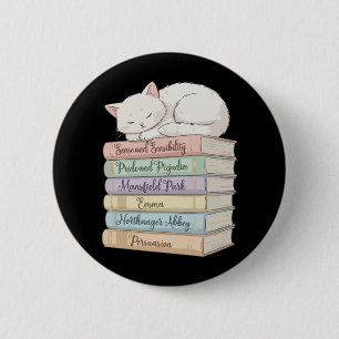 Jane Austen's Novels IX 6 Cm Round Badge