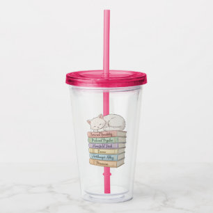 Jane Austen's Novels IX Acrylic Tumbler