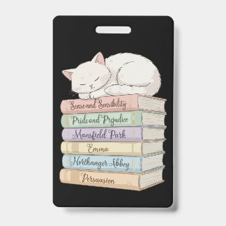 Jane Austen's Novels IX ID Badge
