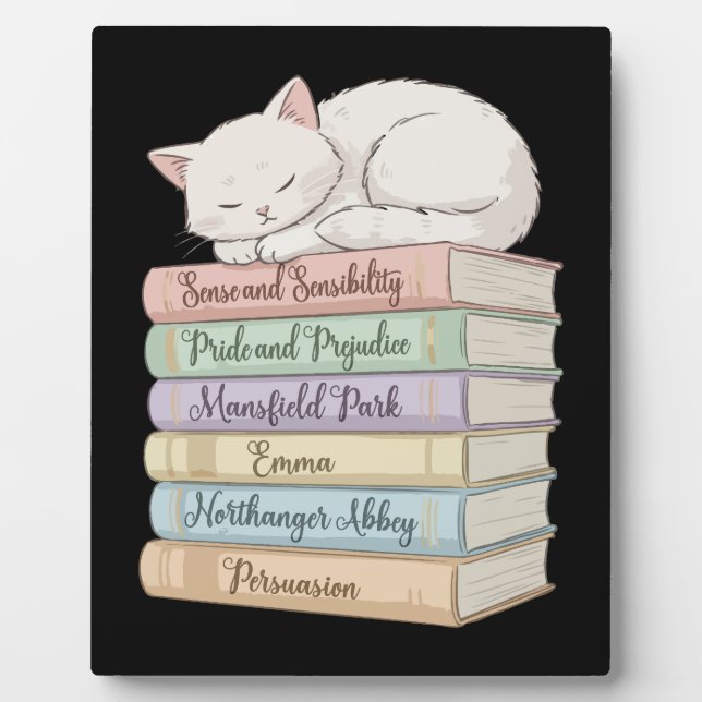 Jane Austen's Novels IX Plaque (Front)