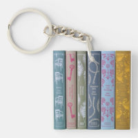 Jane Austen's novels on a  Keychain