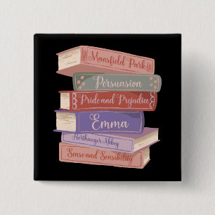 Jane Austen's Novels V 15 Cm Square Badge