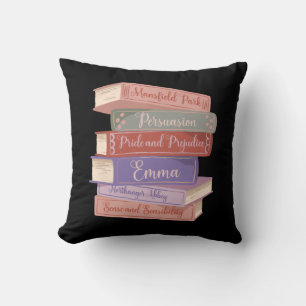 Jane Austen's Novels V Cushion