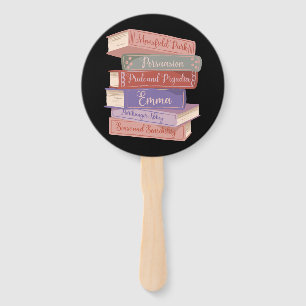 Jane Austen's Novels V Hand Fan