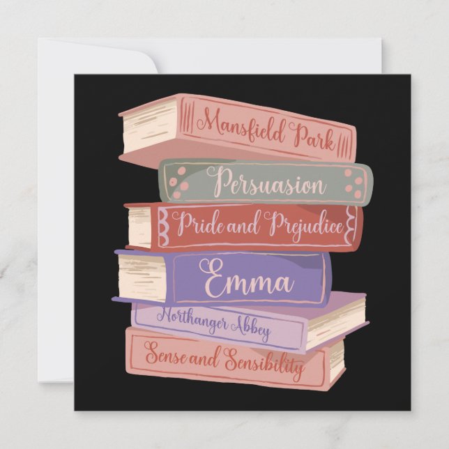 Jane Austen's Novels V Invitation (Front)