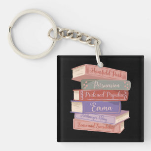 Jane Austen's Novels V Key Ring