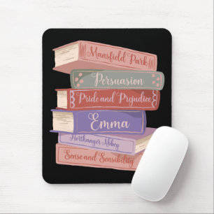 Jane Austen's Novels V Mouse Mat
