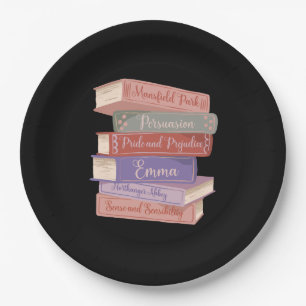 Jane Austen's Novels V Paper Plate