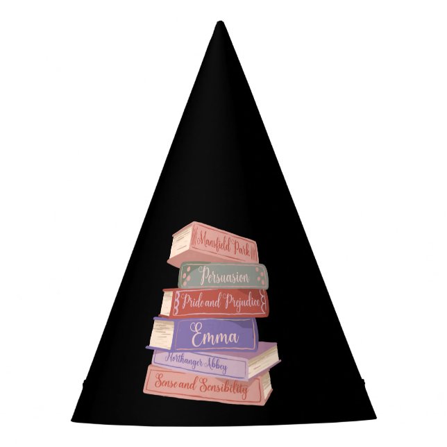 Jane Austen's Novels V Party Hat (Front)