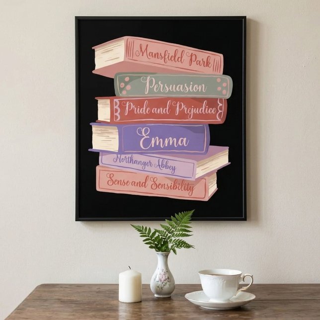Jane Austen's Novels V Poster (Creator Uploaded)