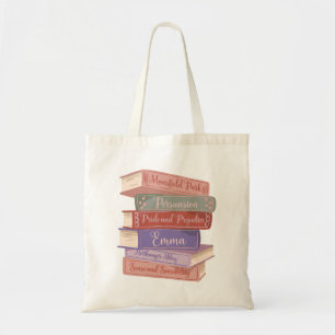 Jane Austen's Novels V Tote Bag