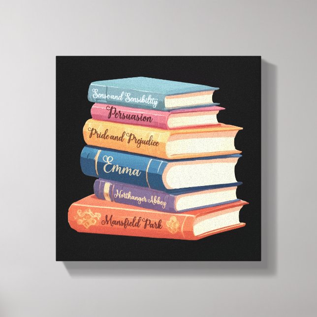 Jane Austen's Novels VII Canvas Print (Front)