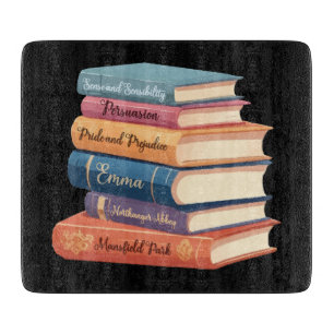 Jane Austen's Novels VII Cutting Board