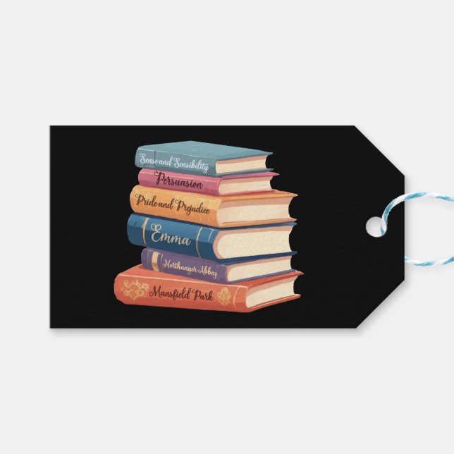 Jane Austen's Novels VII Gift Tags (Front (Horizontal))