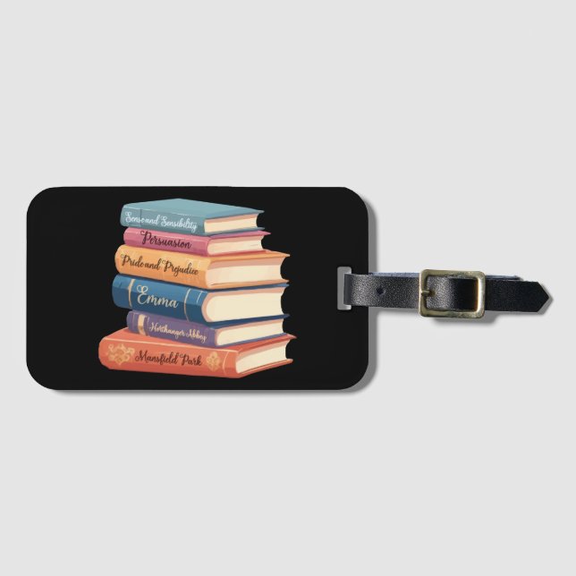 Jane Austen's Novels VII Luggage Tag (Front Horizontal)
