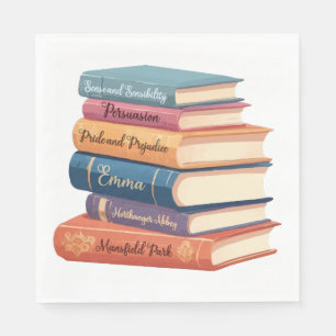 Jane Austen's Novels VII Napkin