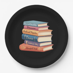 Jane Austen's Novels VII Paper Plate
