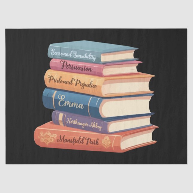 Jane Austen's Novels VII Tissue Paper (Front)